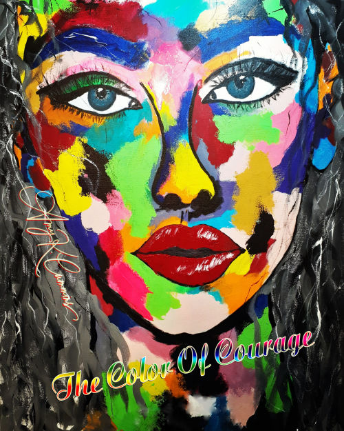 The Artwork of Amy Cummins - The Color Of Courage